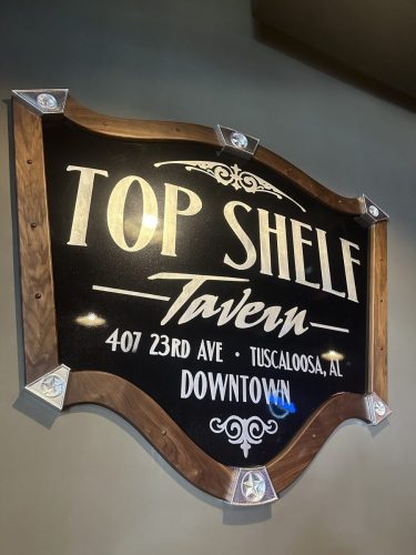 Top Shelf Sign